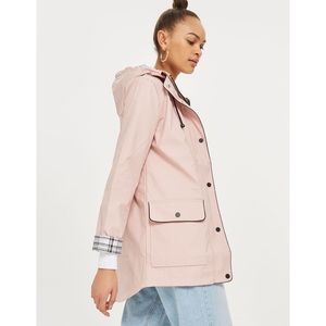 Topshop Raincoat in Baby Pink (US 2)